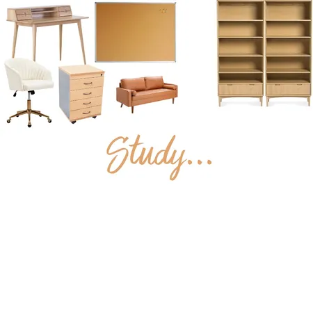 study Interior Design Mood Board by Keziah on Style Sourcebook