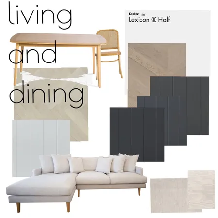 Living Dining Coastal Interior Design Mood Board by MonJ on Style Sourcebook