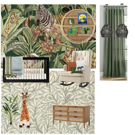 Jungle nursery Interior Design Mood Board by murillo.dana on Style Sourcebook