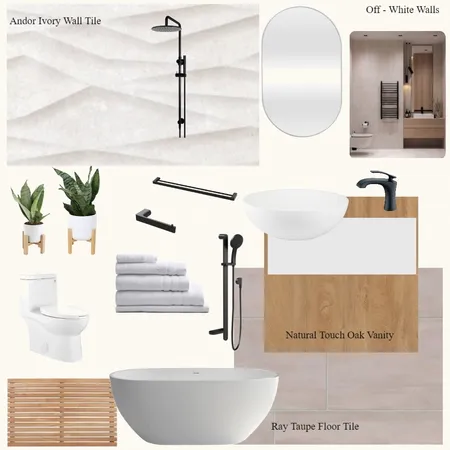 Bathroom 1st Floor Second Option Interior Design Mood Board by Ralitsa on Style Sourcebook