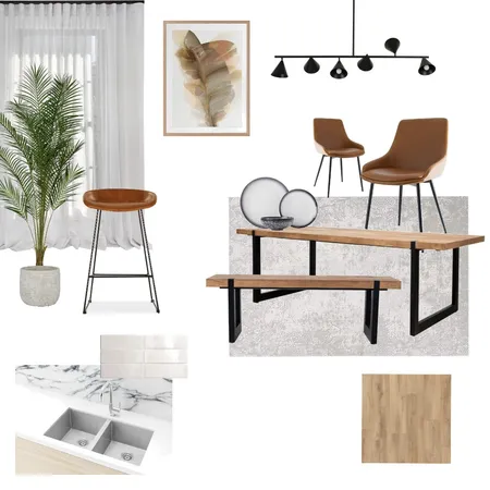 Japandi Dining Room Interior Design Mood Board by Czarina on Style Sourcebook