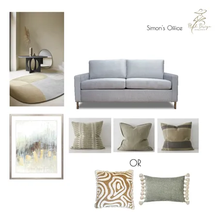 Simon's Office Interior Design Mood Board by Plush Design Interiors on Style Sourcebook