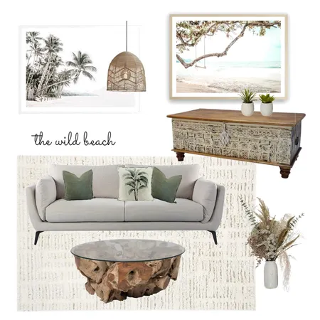 The Wild Beach Interior Design Mood Board by creative grace interiors on Style Sourcebook