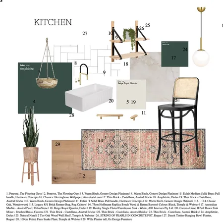 MOD9_KITCHEN Interior Design Mood Board by Sydney Kaplan on Style Sourcebook