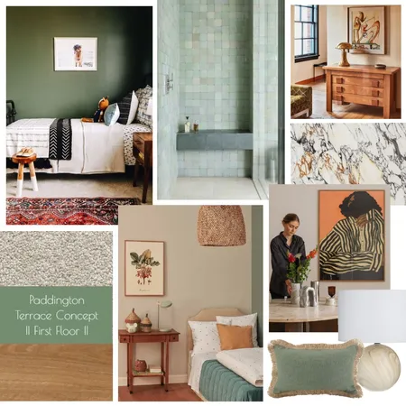 Paddington Terrace First Floor concept board Interior Design Mood Board by Juliet Fieldew Interiors on Style Sourcebook