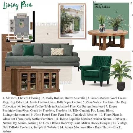 Living Room Interior Design Mood Board by Kez1 on Style Sourcebook