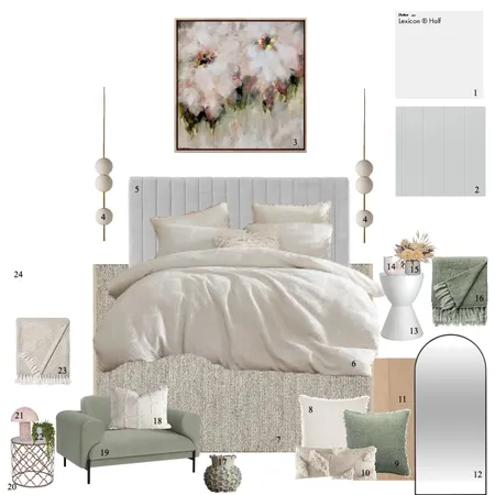 master bedroom sample board 03 Interior Design Mood Board by Breannen-Faye Guegan-Hill on Style Sourcebook
