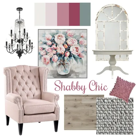 Shabby Chic - IDI Module 3 Interior Design Mood Board by Rose Davidson on Style Sourcebook