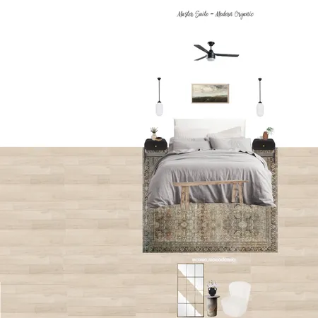 Master Suite - Modern Organic (Layla 1 Mirror - Perry Black - Boucle Chair) Interior Design Mood Board by Casa Macadamia on Style Sourcebook