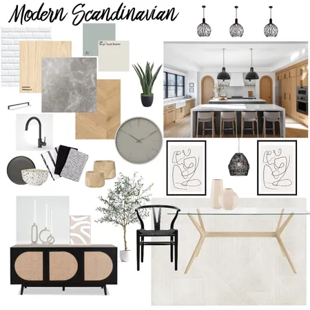 Scandi Kitchen/dining Interior Design Mood Board by Miranda Collier on Style Sourcebook