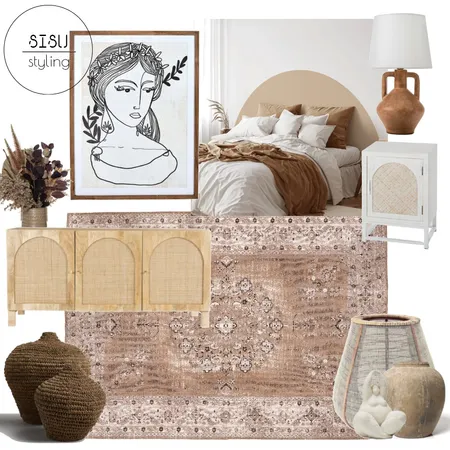 terracotta bedroom Interior Design Mood Board by Sisu Styling on Style Sourcebook