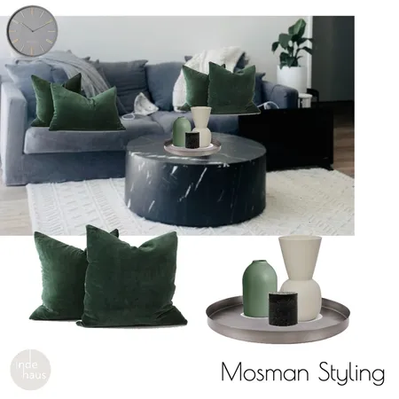 Mosman Styling - green Interior Design Mood Board by indi haus on Style Sourcebook