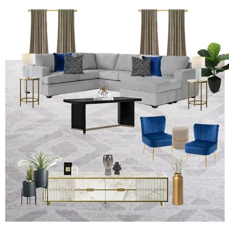 Asubiojo Living Room 2 Interior Design Mood Board by Think Modern on Style Sourcebook