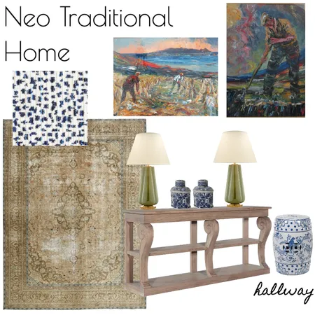 NEO TRAD HOME - Hallway Interior Design Mood Board by RLInteriors on Style Sourcebook