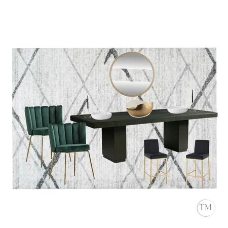 Asubiojo Dining Room Interior Design Mood Board by Think Modern on Style Sourcebook