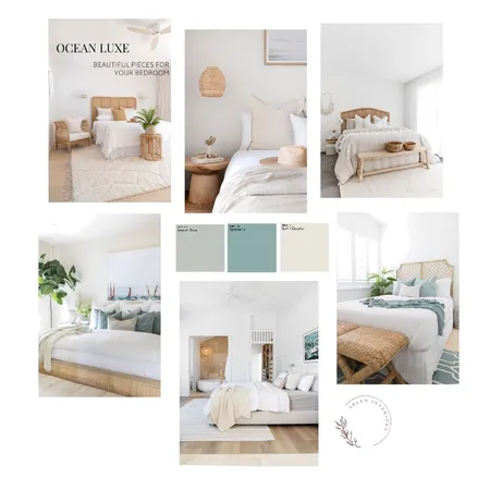 Beach House Master Bedroom Interior Design Mood Board by Arlen Interiors on Style Sourcebook