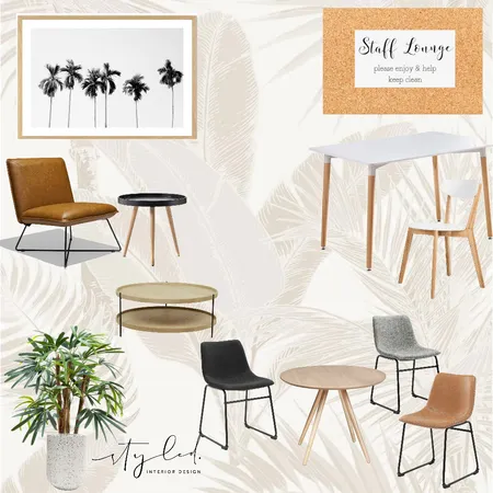 KMT Staffroom Interior Design Mood Board by Styled Interior Design on Style Sourcebook