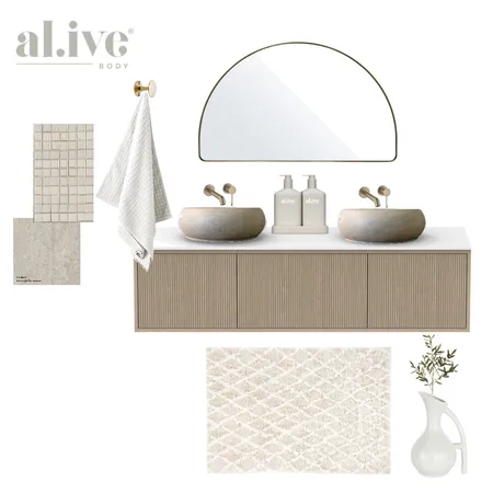 Natural Stone Bathroom Interior Design Mood Board by al.ive body on Style Sourcebook