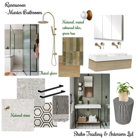 Master Bathroom Interior Design Mood Board by caroline@shekotrading.com on Style Sourcebook