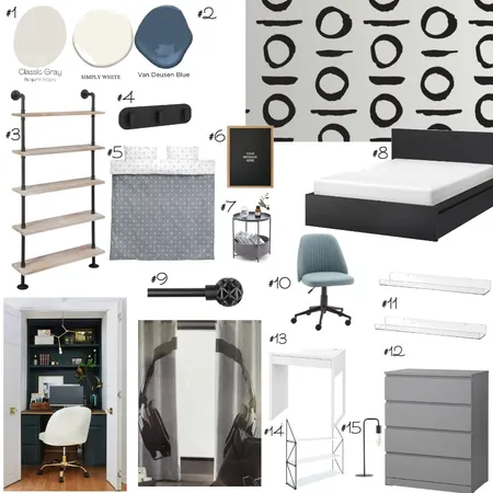 Kayden bdrm Interior Design Mood Board by RoseTheory on Style Sourcebook