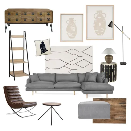 Transitional modern living Interior Design Mood Board by Designingly Co on Style Sourcebook