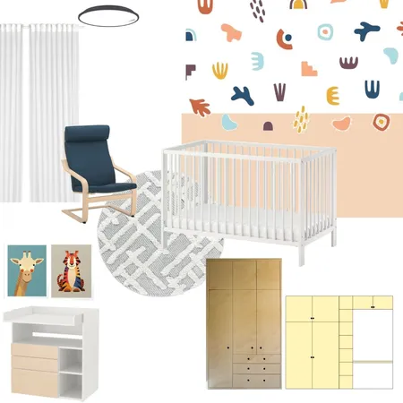 חדר תינוק ומשרד Interior Design Mood Board by naamaetedgi on Style Sourcebook