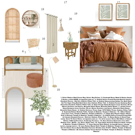 spring bedroom Interior Design Mood Board by shelly_bolden on Style Sourcebook