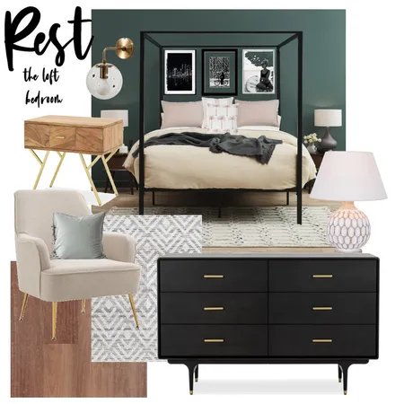 Loft bedroom Interior Design Mood Board by bellamyea@gmail.com on Style Sourcebook