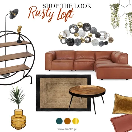 Rusty loft 1 Interior Design Mood Board by Olga Lypova on Style Sourcebook