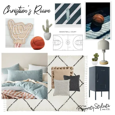 Winona Road Christian's Bed Interior Design Mood Board by The Property Stylists & Co on Style Sourcebook