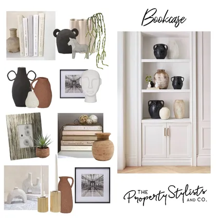 Winona Bookcase Interior Design Mood Board by The Property Stylists & Co on Style Sourcebook