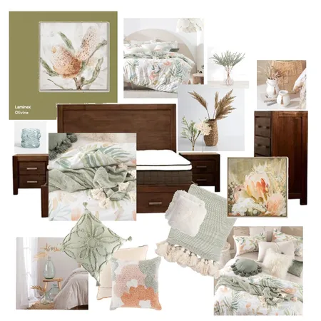 Cottage Master Bed Interior Design Mood Board by AusseaSteph on Style Sourcebook