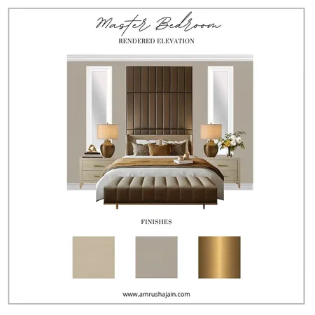 Master Bedroom Interior Design Mood Board by Amrusha Jain on Style Sourcebook