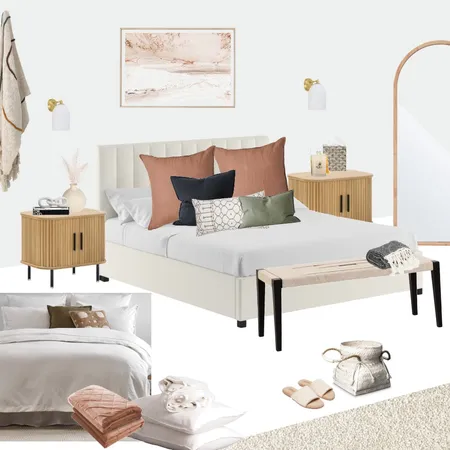 Rosie's Master Bedroom Sample Board Interior Design Mood Board by AJ Lawson Designs on Style Sourcebook