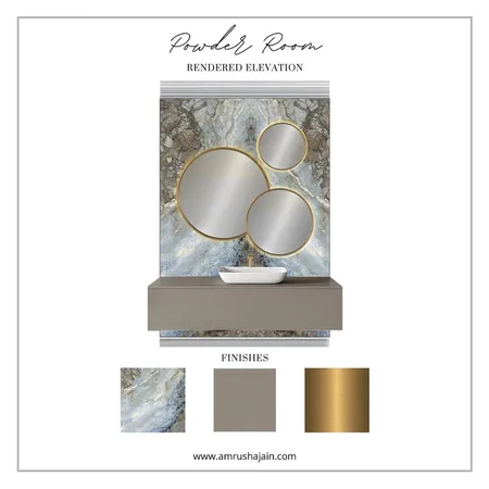 Powder Room Interior Design Mood Board by Amrusha Jain on Style Sourcebook