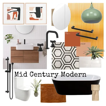 Mid Century Modern Interior Design Mood Board by CSugden on Style Sourcebook