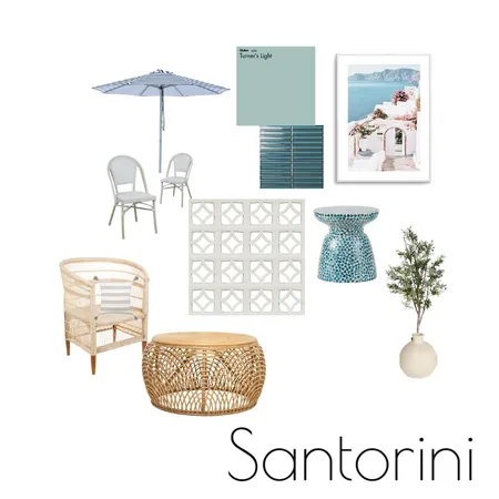 Santorini Interior Design Mood Board by zmilburn on Style Sourcebook