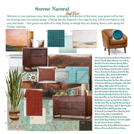 Module 9 Guest Room Interior Design Mood Board by Designflorida on Style Sourcebook