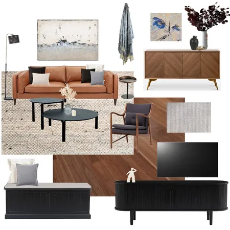 Jessi blue art option Interior Design Mood Board by C Inside Interior Design on Style Sourcebook