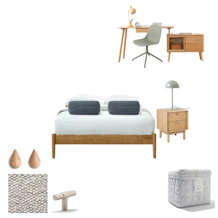 Bedroom 2 Proposed Interior Design Mood Board by amyclairejennings on Style Sourcebook