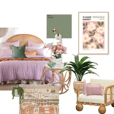 Purple Flowers Interior Design Mood Board by Lucyvisaacs on Style Sourcebook