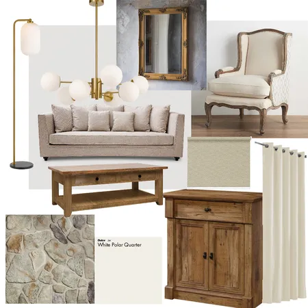 traditional neutral living room Interior Design Mood Board by oliwoj on Style Sourcebook