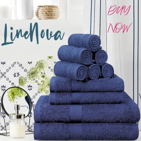 Line Nova - Bath Towel Interior Design Mood Board by LinrNova on Style Sourcebook