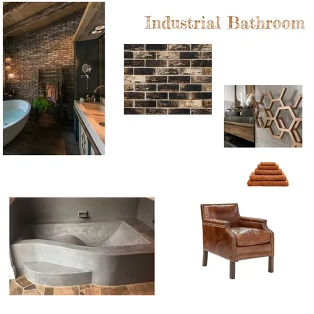 Industrial Bathroom Interior Design Mood Board by leahchristina1988 on Style Sourcebook