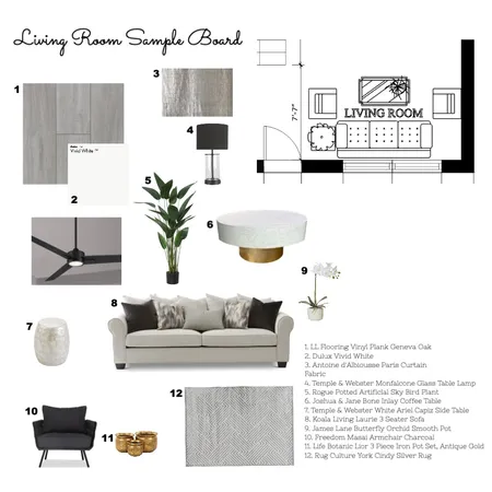 Living Room Assignment 9 Interior Design Mood Board by Melsantiagoxo on Style Sourcebook