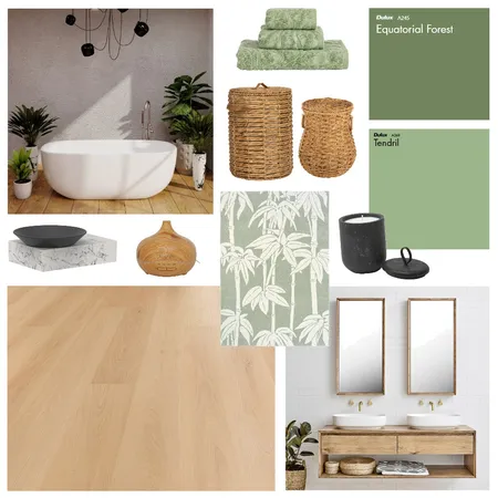 Cozy Zen Bathroom Interior Design Mood Board by Hope W. on Style Sourcebook