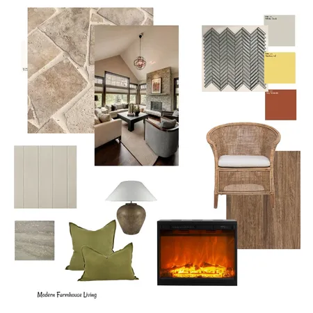 JK Modern Farmhouse Interior Design Mood Board by Julia K on Style Sourcebook