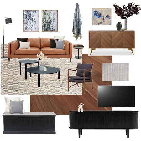 Jessi blue art option- option c -ctc duo prints Interior Design Mood Board by C Inside Interior Design on Style Sourcebook