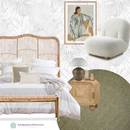 Spring Bedroom Makeover Interior Design Mood Board by Amalgamated Interiors on Style Sourcebook