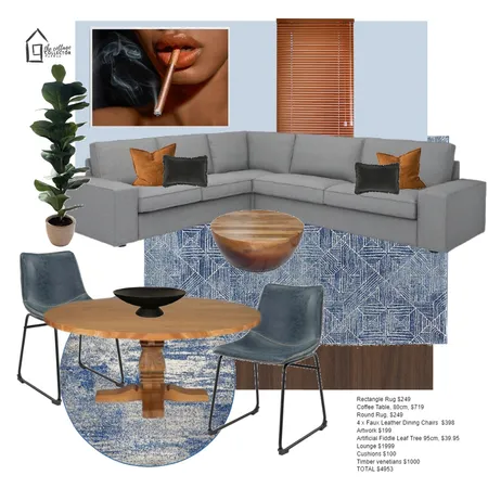 Sain Str, Living Interior Design Mood Board by The Cottage Collector on Style Sourcebook